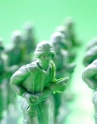plastic army men